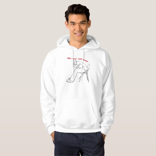 Hogeschool, hooglerend moment (TM) Hoodie (Voorkant volledig)