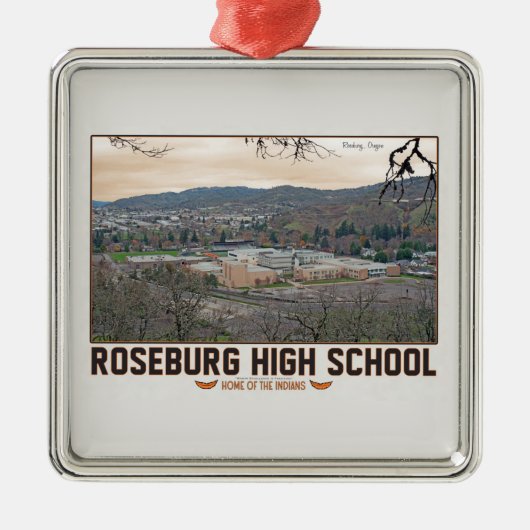 Hogeschool in Roseburg Metalen Ornament (Voorkant)