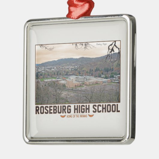 Hogeschool in Roseburg Metalen Ornament (Links)