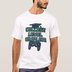 Hogeschool Niveau Compleet Gamer Afstudeer Neon T-shirt