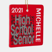 Hogeschool Senior Extraordinaire CUSTOM Keramisch Ornament (Rechts)