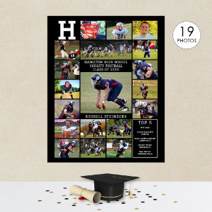 Hogeschool Sport Senior 19 Foto Collage Poster