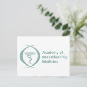 Hogeschool voor borstvoeding briefkaart (Staand voorkant)