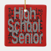 Hogeschool voor hoger onderwijs keramisch ornament (Achterkant)