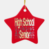 Hogeschool voor hoger onderwijs keramisch ornament (Achterkant)