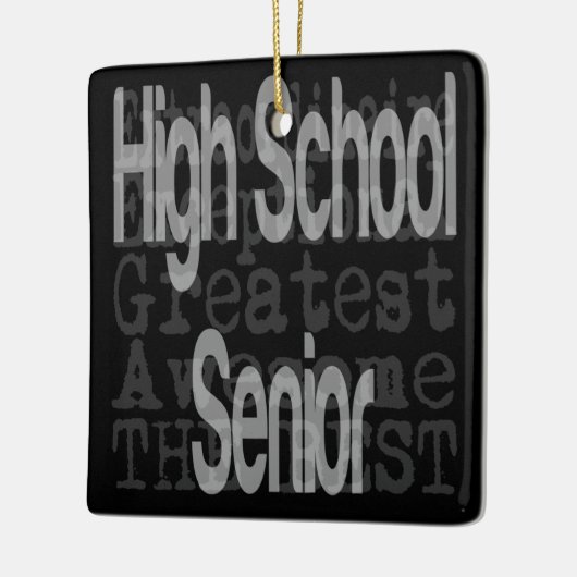 Hogeschool voor hoger onderwijs keramisch ornament (Links)