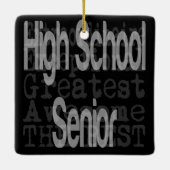 Hogeschool voor hoger onderwijs keramisch ornament (Achterkant)