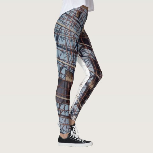 Hogesnelheidsbouw in de derde wereld leggings (Rechts)
