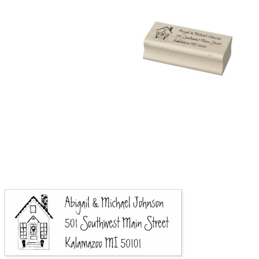 Hogesnelheidslijn Name & Address Stamp Rubberstempel (Gestempeld)