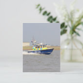Hogesnelheidspolitieboot Briefkaart (Staand voorkant)