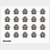 Hogesnelheidsracemotorsport Vierkante Sticker (Vel)