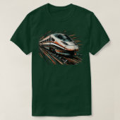 Hogesnelheidsspoor T-shirt (Design voorkant)