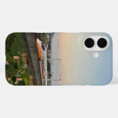 Hogesnelheidstrein bij zonsondergang: modern spoor Case-Mate iPhone case (Achterkant (horizontaal))