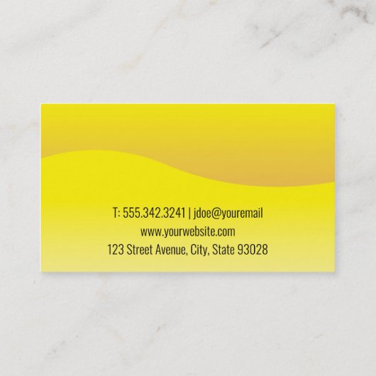 Hogesnelheidstrein Visitekaartje (Achterkant)