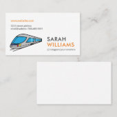 Hogesnelheidstrein Visitekaartje (Voorkant / Achterkant)