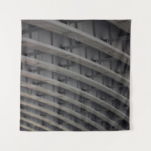 Hogestijgend gebouw wandkleed