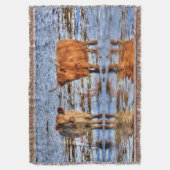 Hogevezel in wintersneeuw deken (Voorkant Verticaal)