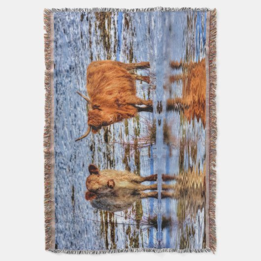 Hogevezel in wintersneeuw deken (Voorkant Verticaal)