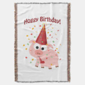 Hoggy Birthday! Deken (Voorkant Verticaal)
