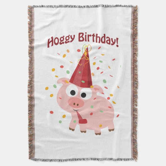 Hoggy Birthday! Deken (Voorkant Verticaal)