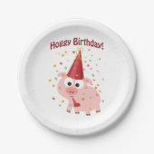 Hoggy Birthday! Papieren Bordje (Voorkant)