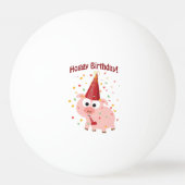 Hoggy Birthday! Pingpongbal (Achterkant)