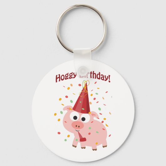 Hoggy Birthday! Sleutelhanger (Voorkant)