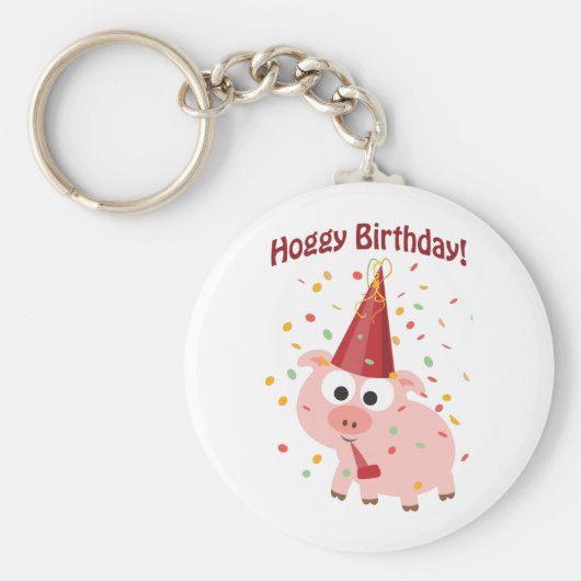 Hoggy Birthday! Sleutelhanger (Voorkant)