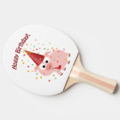 Hoggy Birthday! Tafeltennisbatje (Zijkant)