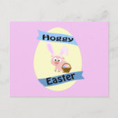 Hoggy Easter! Feestdagenkaart (Voorkant)