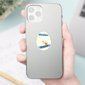 Hoggy Easter Pig Sticker (Telefoon)