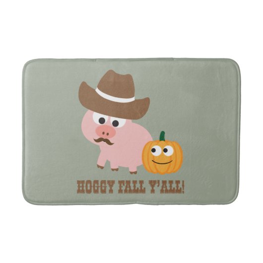 Hoggy Herfst Y'all! Badmat (Voorkant)
