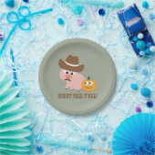 Hoggy Herfst Y'all Papieren Bordje (Feest)