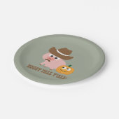 Hoggy Herfst Y'all Papieren Bordje (Gekanteld)