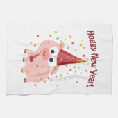 Hoggy New year! Theedoek (Horizontaal)