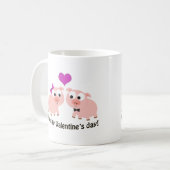 Hoggy Valentijnsdag Pigs Koffiemok (Voorkant links)