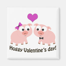 Hoggy Valentijnsdag Pigs Magneet