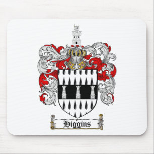 HOGINS FAMILIE CREST - HIGGINS COAT WAPENS MUISMAT