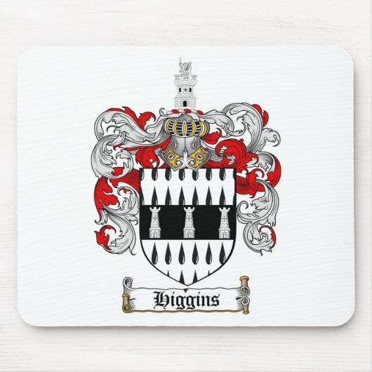 HOGINS FAMILIE CREST - HIGGINS COAT WAPENS MUISMAT (Voorkant)