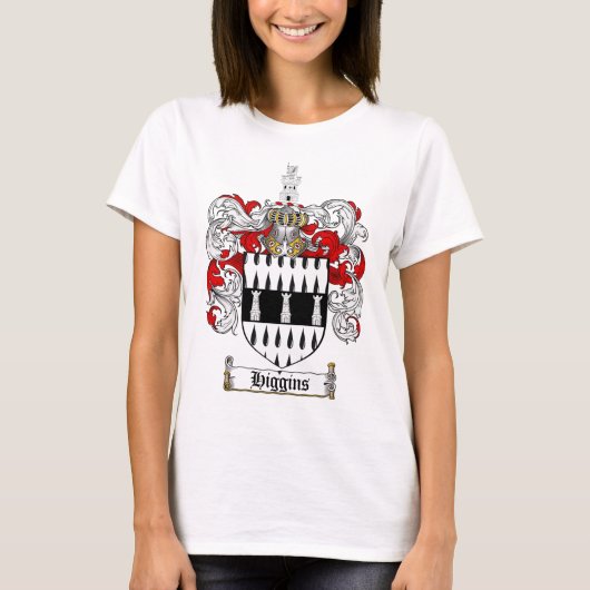 HOGINS FAMILIE CREST - HIGGINS COAT WAPENS T-SHIRT (Voorkant)