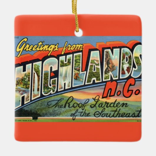 Hogland NC Kerstkaart Ornament (Voorkant)