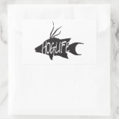 HogLife (Hogfish) Vinyl Decal Rechthoekige Sticker (Tas)
