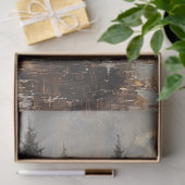 Hoglin Koe in Winterlandschap Decoupage Tissuepapier (Geschenk)