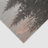 Hoglin Koe in Winterlandschap Decoupage Tissuepapier (Detail)