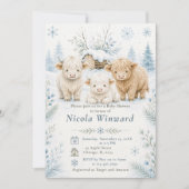 Hogline Koe Baby Shower Kaart (Voorkant)