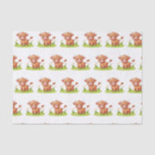 Hogline Koe Decoupage Papier, Boerderij Dier Tissuepapier (Voorkant)