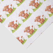 Hogline Koe Decoupage Papier, Boerderij Dier Tissuepapier (Detail)