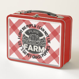 Hogline Koe Rode Gras Puppies Lunchbox
