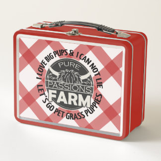 Hogline Koe Rode Gras Puppies Lunchbox