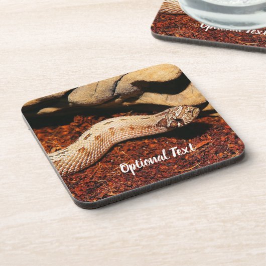 Hognose Pet Snake Bier Onderzetter (Linkerzijde)